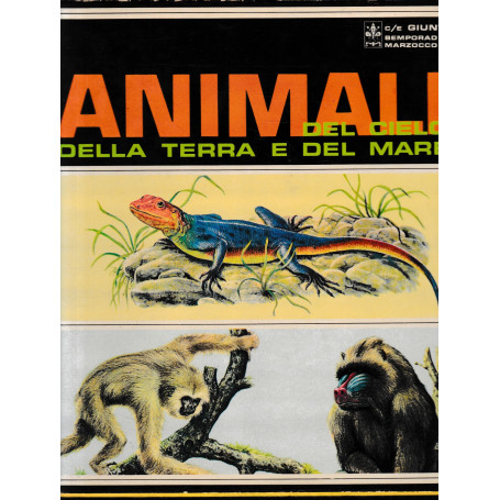 Animali del cielo della terra e del mare