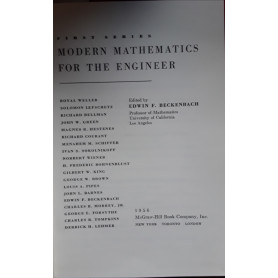 Modern mathematics for the engineer