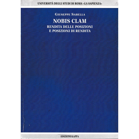 Nobis Clam. Rendita delle posizioni e posizioni di rendita