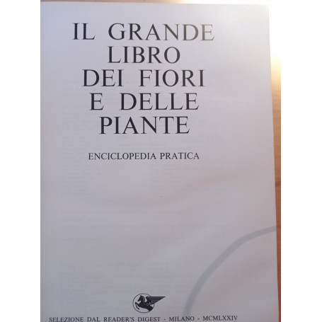 IL GRANDE LIBRO DEI FIORI E DELLE PIANTE