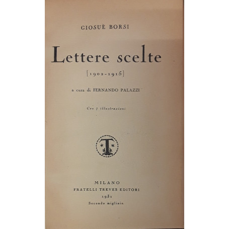 Lettere scelte (1902-1915)