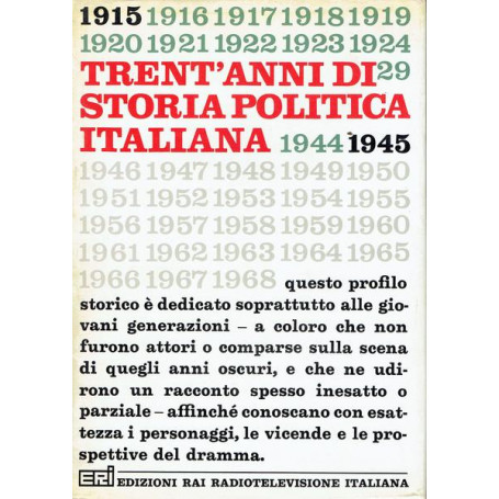 Trent'anni di storia politica italiana