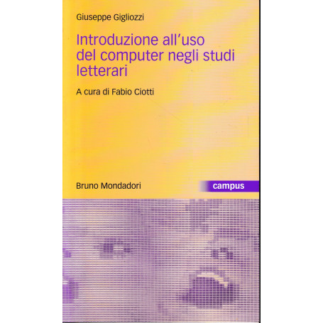 Introduzione all'uso del computer negli studi letterari