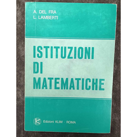 Istituzioni di matematica