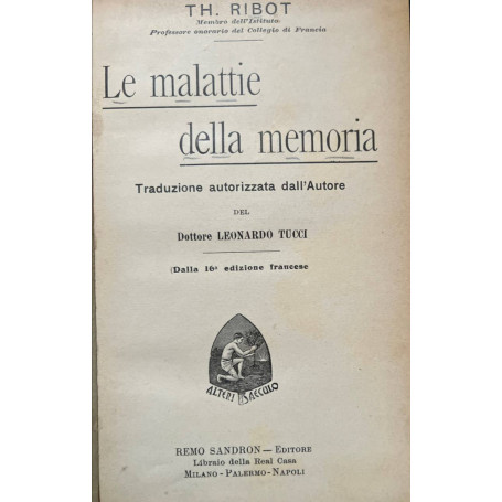 Le malattie della memoria