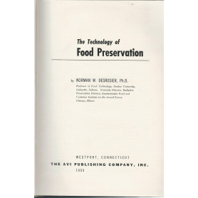 The technology of food preservation