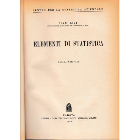 Elementi di statistica