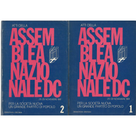 Atti della assemblea nazionale DC 25/29 novembre 1981.Volumi 1-2-3