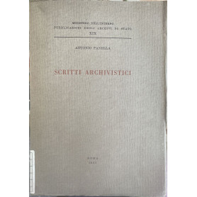 Scritti archivistici