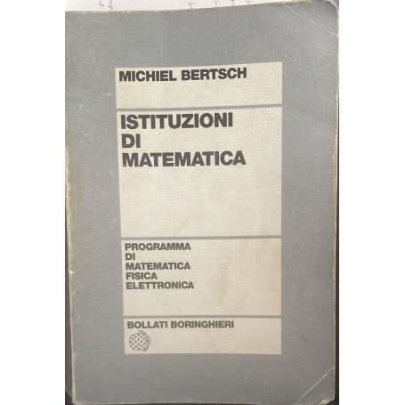 Istituzioni di matematica