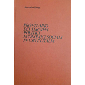 Prontuario dei termini politici economici sociali in uso in Italia