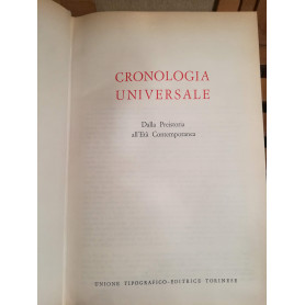 Grande Dizionario Enciclopedico. Cronologia Universale dalla Preistoria all'Età Contemporanea. Seconda edizione.
