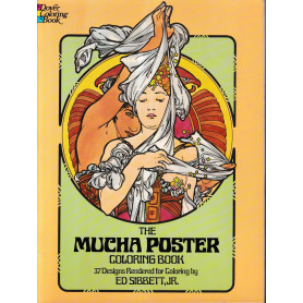 The Mucha poster Coloring Book