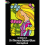Art Nouveau Stained Glass Coloring Book