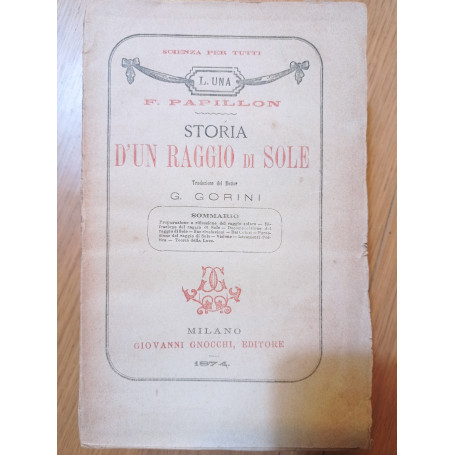 Storia di un raggio di sole