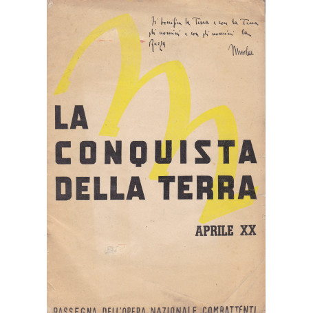 La conquista della terra. Aprile XX (1942).