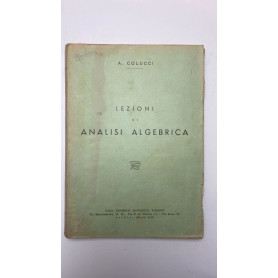 Lezioni di analisi algebra