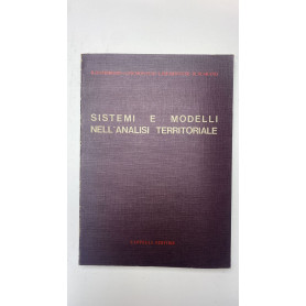 Sistemi e modelli nell'analisi territoriale