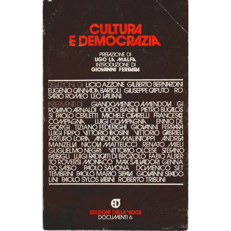 Cultura e democrazia