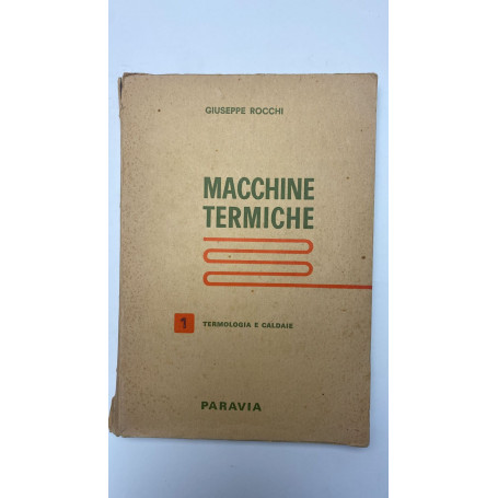Macchine termiche. Vol. 1