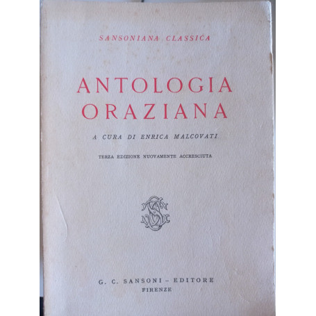 Antologia oraziana