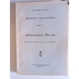 Manuale dell'allievo parte V Attrezzatura Navale