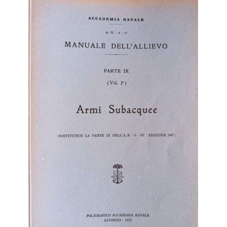 Manuale dell'allievo parte IX (due volumi)