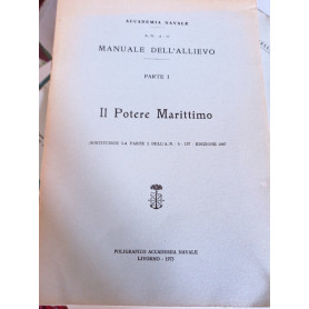 Manuale dell'allievo Parte I Il Potere Marittimo