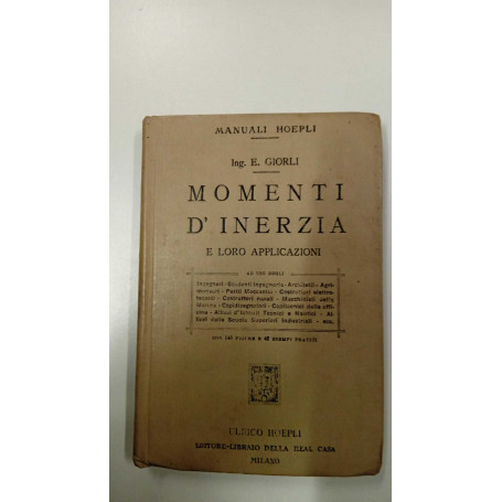 Momenti d'inerzia e loro applicazioni