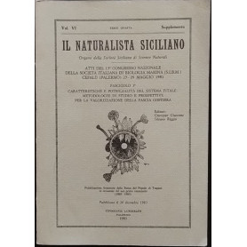 Il naturalista siciliano. Organo della Società Siciliana di Scienze Naturali. Vol. VI