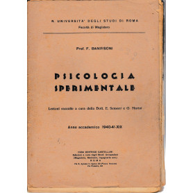 Psicologia sperimentale