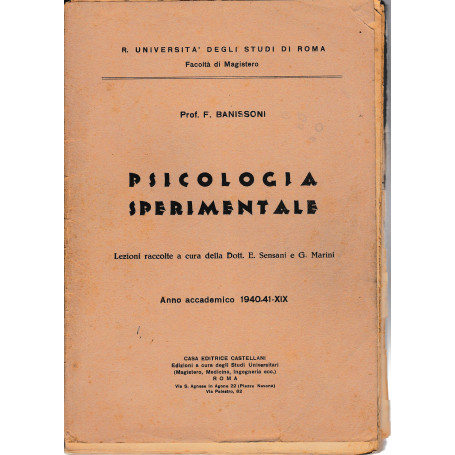 Psicologia sperimentale