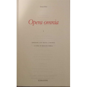 Opera omnia. Con testo latino a fronte (Vol. 1)