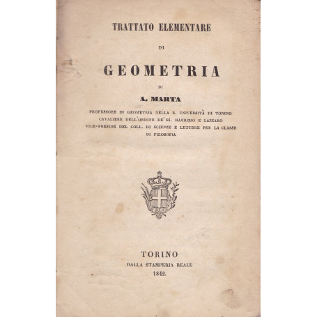Trattato elementare di geometria
