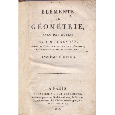 Eléments de Géométrie
