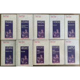 Lotto di 10 libri della Collana I Grandi Classici Latini e Greci. Vedi descrizione
