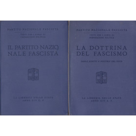 Partito Nazionale Fascista. Testi per i corsi di preparazione politica. (8 volumetti in cofanetto)