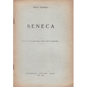 Seneca. (Estratto da: "La letteratura latina nell'Età  imperiale").