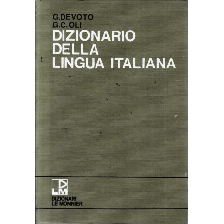 Dizionario della lingua italiana.