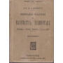 Formulario scolastico di matematica elementare (Aritmetica - Algebra - Geometria - Trigonometria)