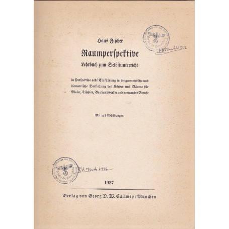 Raumperspektive. Lehrbuch zum Selbstunterricht.
