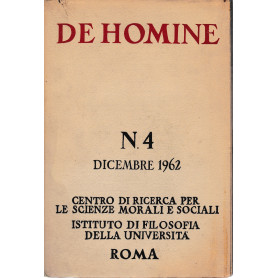 De Homine. n°4 Dicembre 1962