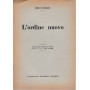 L'ordine nuovo. Estratto dalla pubblicazione Romana anno V n°4 Apr. 1941