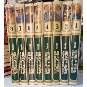 Grande enciclopedia della Maglia del Cucito dell'uncinetto del ricamo degli hobbies. Otto volumi. Opera incompleta.