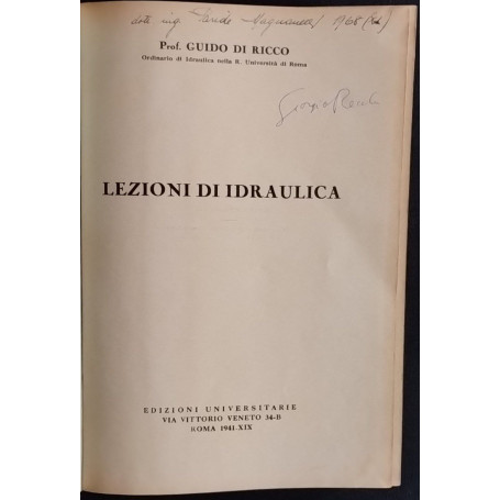 Lezioni di idraulica