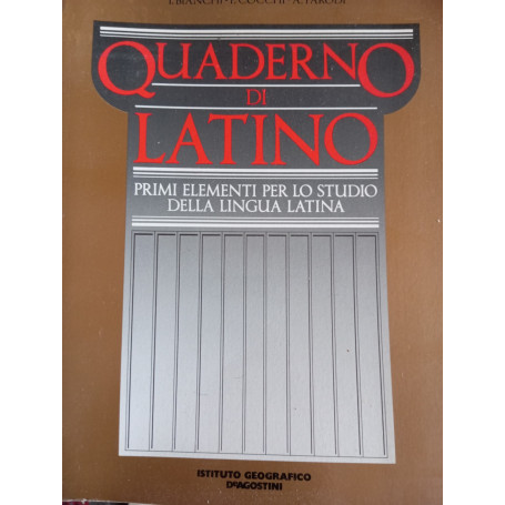 Quaderno di latino (Parascolastica media)