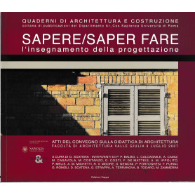 SAPERE/SAPER FARE. L'insegnamento della progettazione