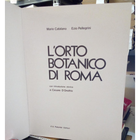 L'orto botanico di Roma.