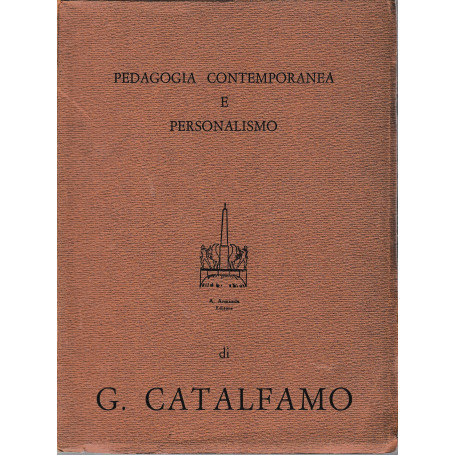 Pedagogia contemporanea e personalismo  vol. 61°