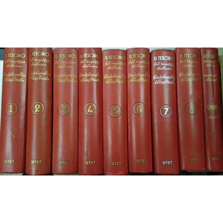 Il tesoro del ragazzo italiano. Enciclopedia illustrata (9 volumi)